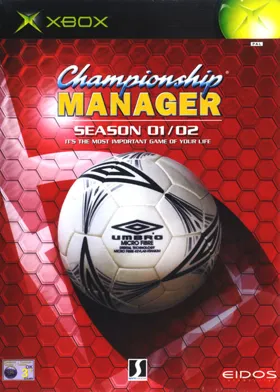 Championship Manager Season 01-02 box cover front